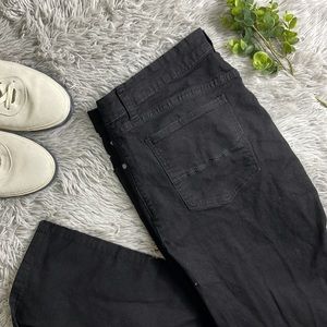 Alfani men’s black straight leg jeans size 34 x 32